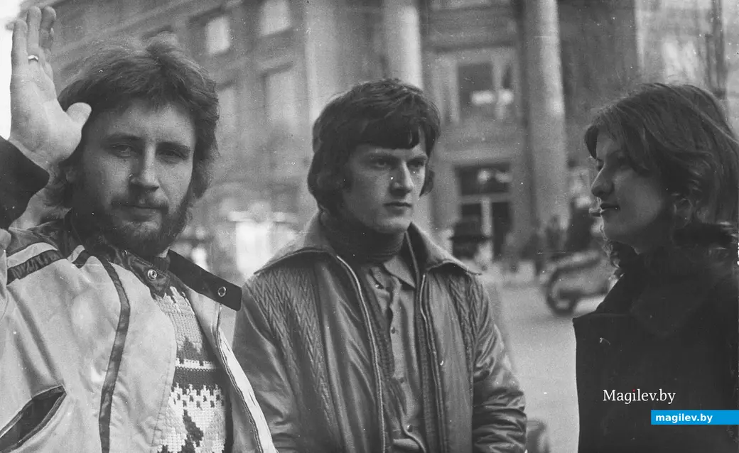 1978 год, Могилев. Слева направо: Женя, Алик, Наташа.