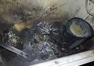 В Могилеве в общежитии на Пушкинском проспекте горела комната