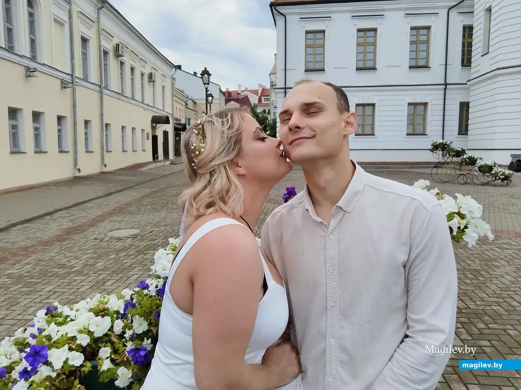 04.07.2025 г. Могилев, ЗАГС. Молодожены недели: Мария и Максим Ермаковы.