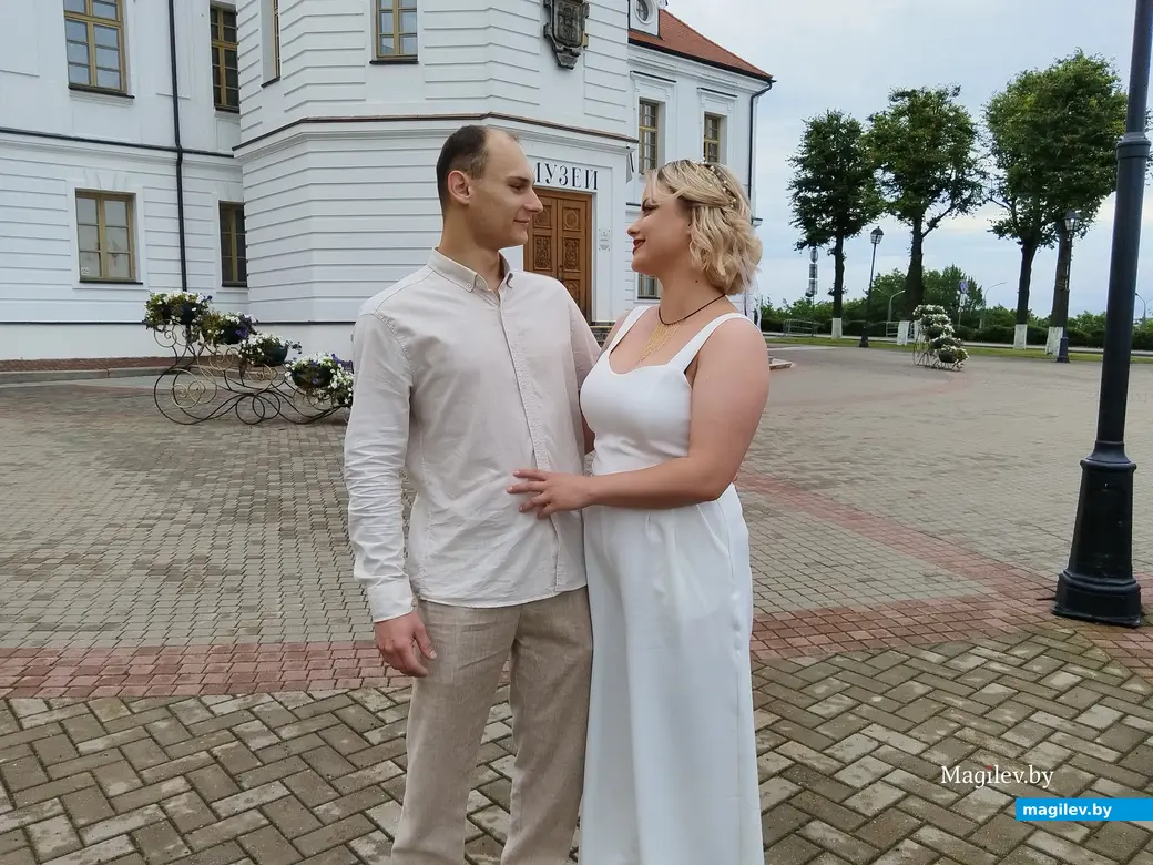 04.07.2025 г. Могилев, ЗАГС. Молодожены недели: Мария и Максим Ермаковы.
