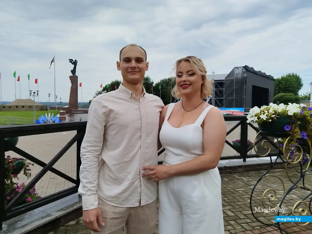 04.07.2025 г. Могилев, ЗАГС. Молодожены недели: Мария и Максим Ермаковы.