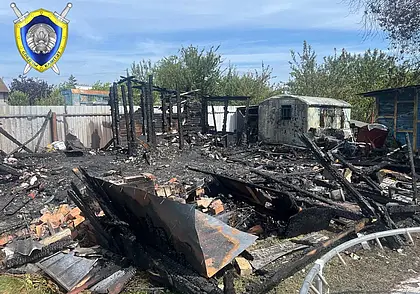 В Минской области по пожаре погибли бабушка и ее внучка. Следователи подозревают поджог