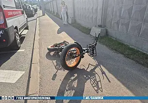 В Минске велосипедист дважды попал под машину