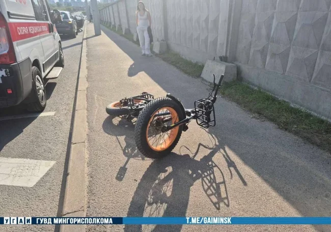 В Минске велосипедист дважды попал под машину