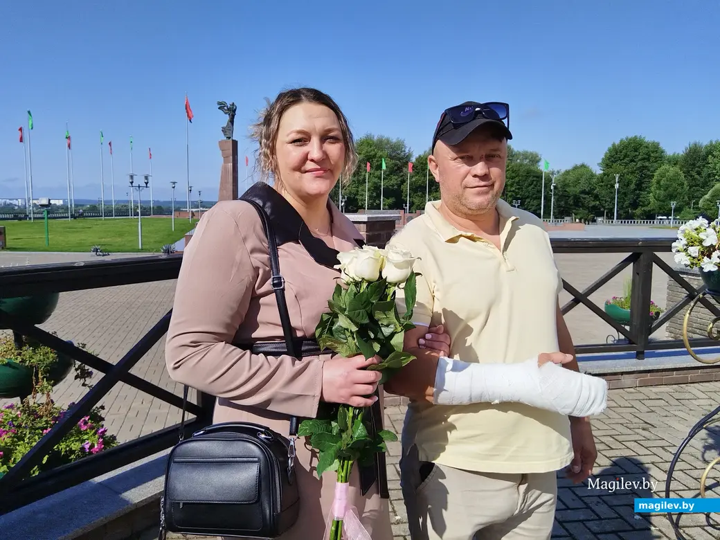 11.07.2025 г. Могилев. ЗАГС. Алла и Дмитрий Одинцовы.