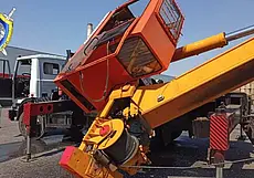 В Шклове погиб водитель автокрана – оторвалась кабина