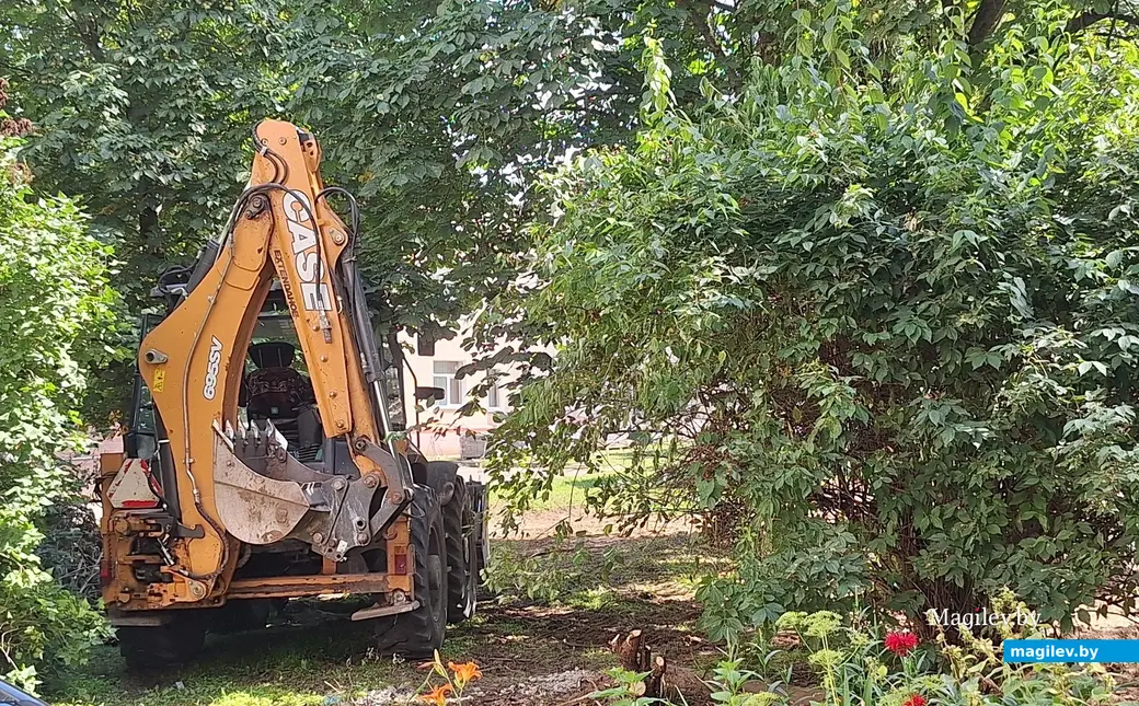 14.07.2025 г. Могилев, ул. Ленинская. Идет первая очередь реконструкции.