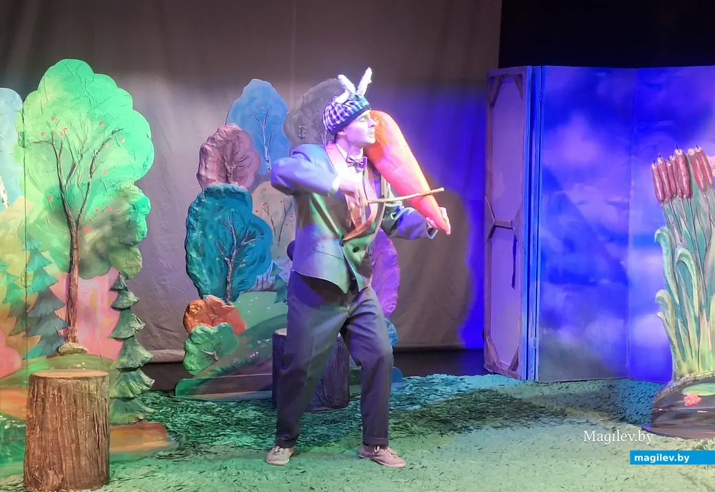 Июль 2025 г. Могилев, драмтеатр. Премьера детского спектакля «Считаю до пяти…».