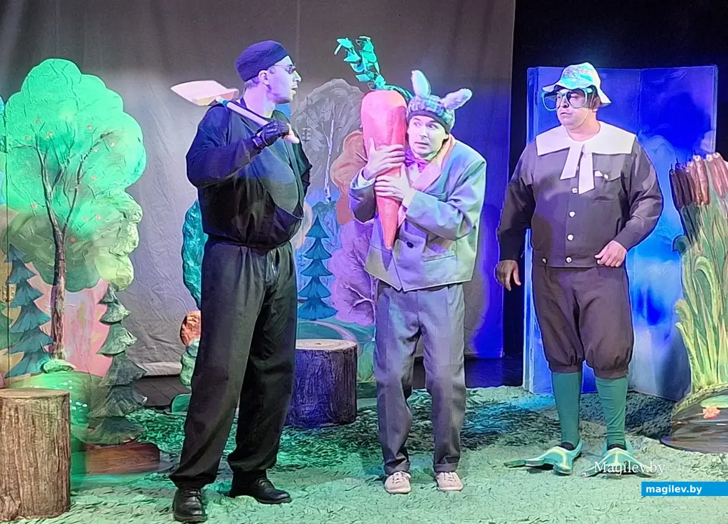 Июль 2025 г. Могилев, драмтеатр. Премьера детского спектакля «Считаю до пяти…».