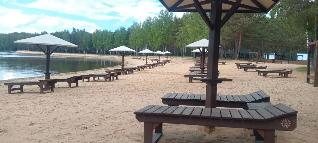 Зона отдыха ООО «Туркомплекс» на Чигиринском водохранилище.