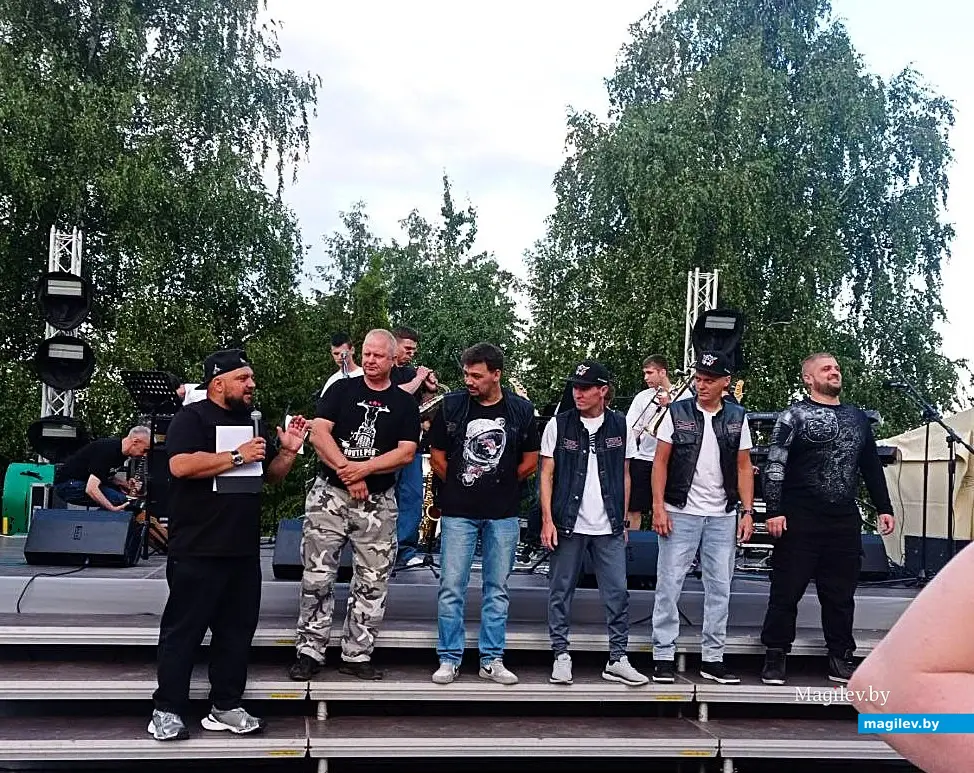 15.07.2025, Могилев. Концертная программа по случаю встречи участников мотопробега Брест – Выборг.