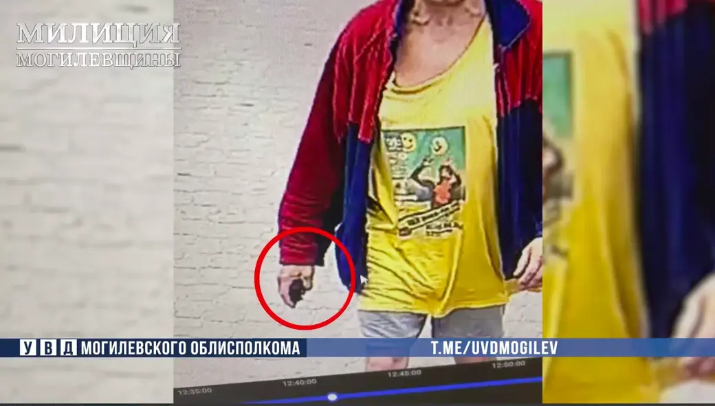 Скан с видео УВД Могоблисполкома