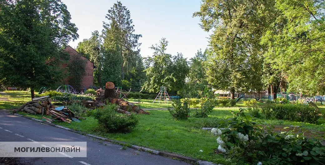 24.07.2025 г. Могилев., центр. На этом месте будут строить общежитие для лицеистов.