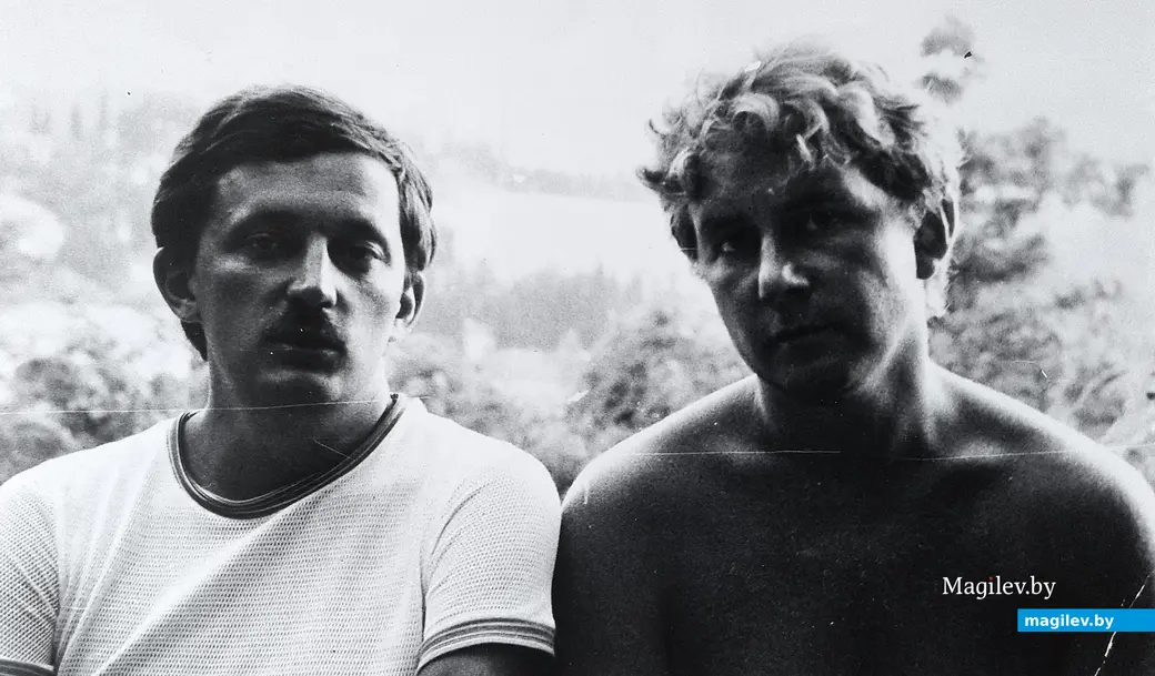 1970-е годы, Могилев. Усик и Богинцев (справа).
