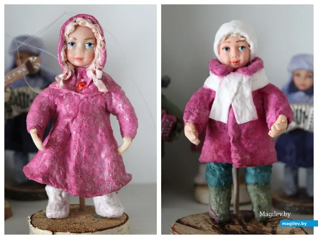 Ватные игрушки. Работы Валентины Кокоренко.