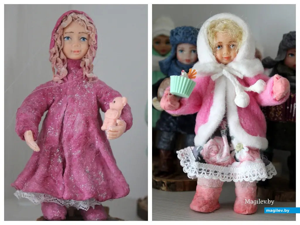 Ватные игрушки. Работы Валентины Кокоренко.