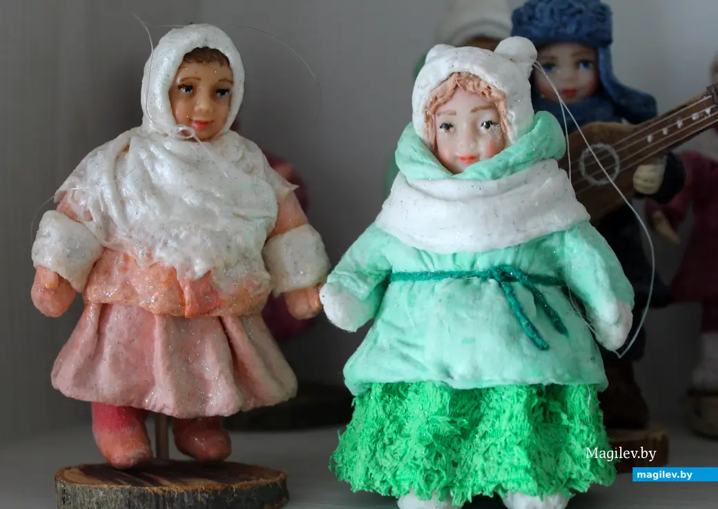 Ватные игрушки. Работы Валентины Кокоренко.