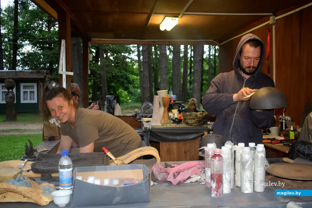 XIX международный пленэр керамистов «Арт-Жыжаль». 25.07.2025. Анастасия Гуминская и Александр Перлин (Беларусь - Китай)