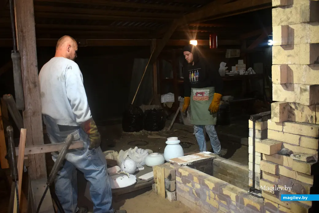 XIX международный пленэр керамистов «Арт-Жыжаль», 25.07.2025.. Максим Колтыгин и Евгений Чевдарь (Могилёв)