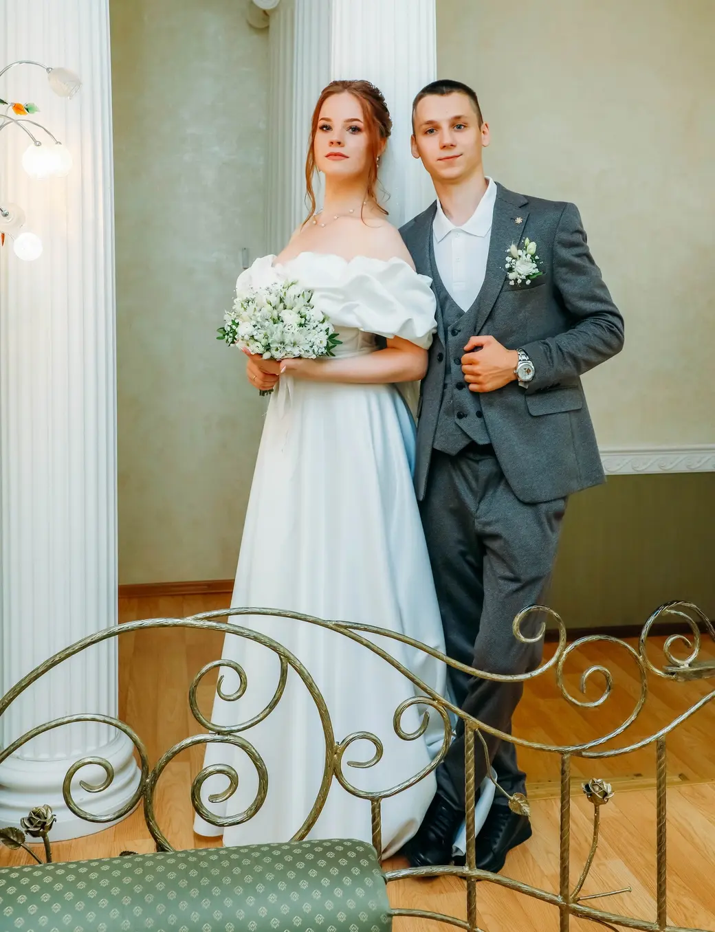 Бобруйск, 25 июля 2025 года. Молодожены Маргарита Матвеева и Захар Булат.