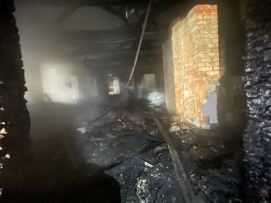 Дачный дом сгорел в Могилевском районе ночью 30 июля. Фото: Могилевское областное УМЧС