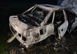 Два автомобиля Audi горели на Могилевщине вечером 30 июля