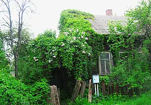 Могилев исчезающий. Волшебный домик у железной дороги