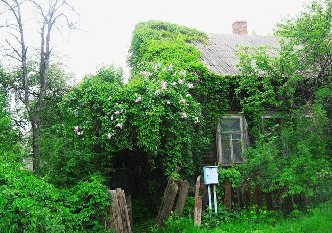 Могилев исчезающий. Волшебный домик у железной дороги