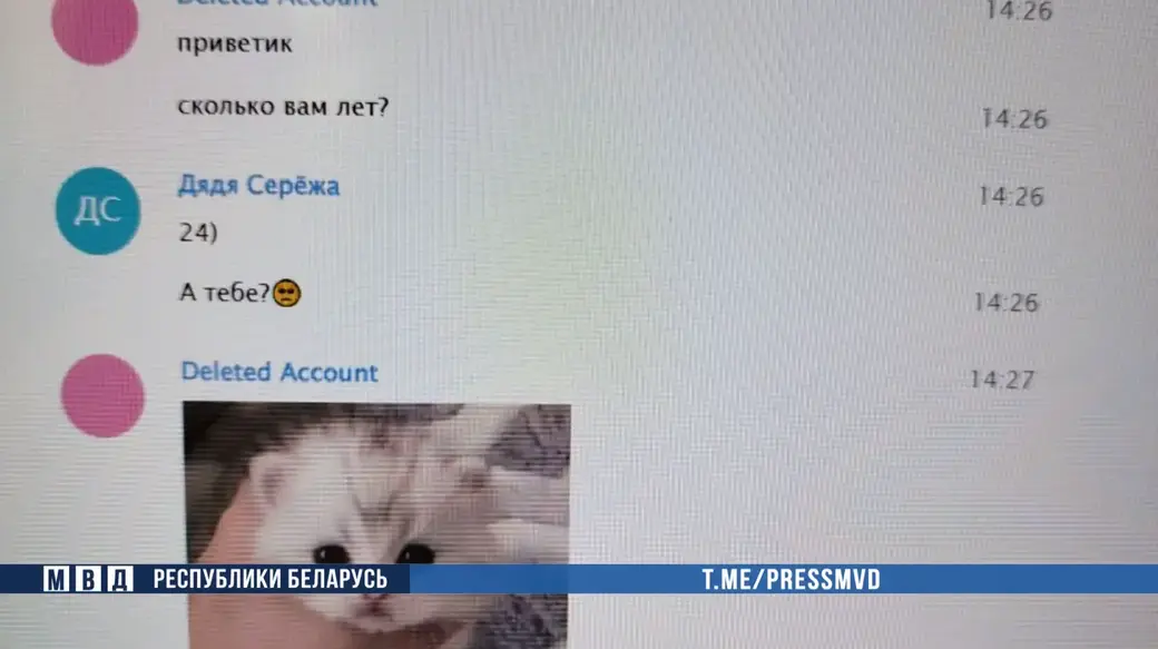 Мужчину, совращавшего школьниц, задержали в Минске. Фото: скан видео МВД РБ