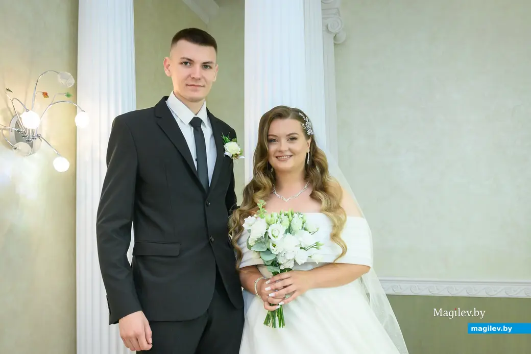 1.08.2025. Отдел ЗАГС Бобруйского горисполкома. Свадьба Даниила и Ульяны Бердниковичей. Фото: Александр ЧУГУЕВ.