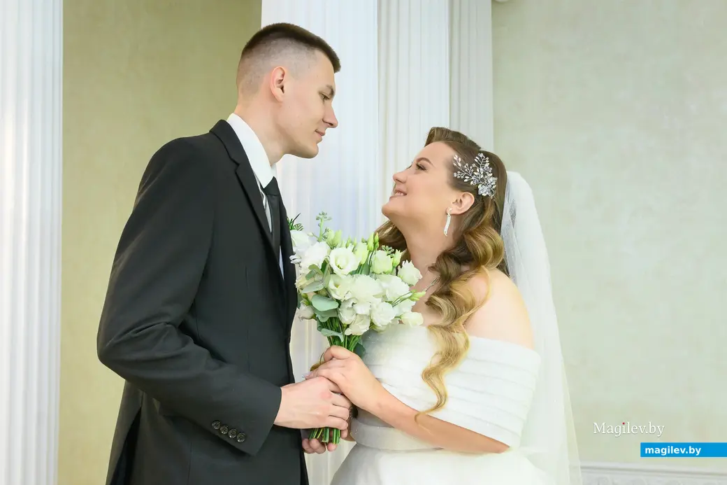 1.08.2025. Отдел ЗАГС Бобруйского горисполкома. Свадьба Даниила и Ульяны Бердниковичей. Фото: Александр ЧУГУЕВ.