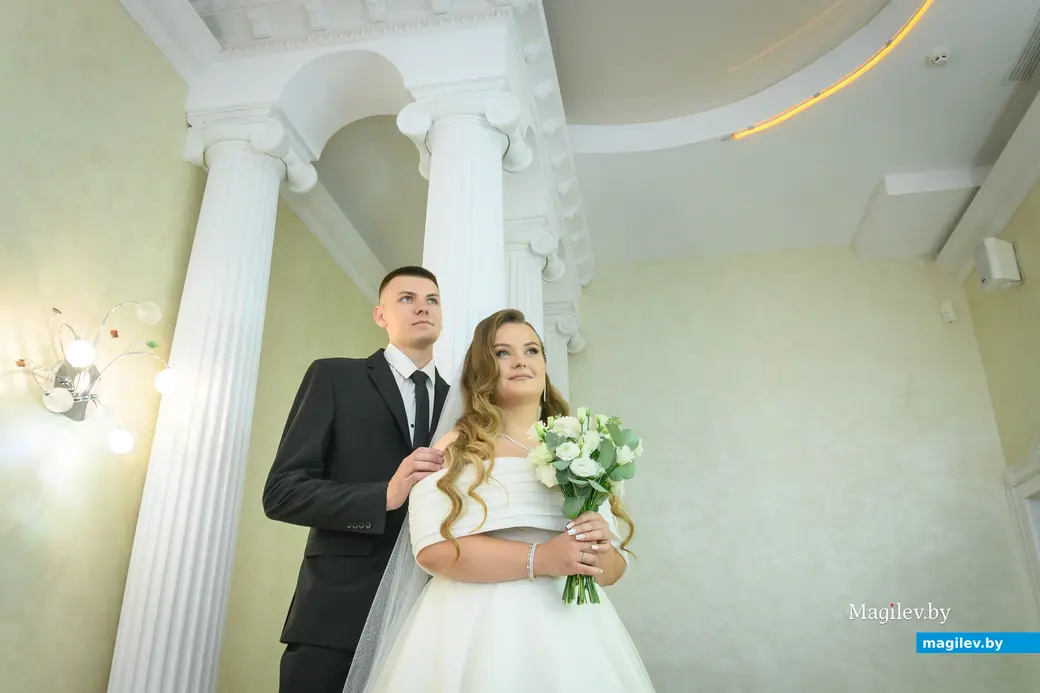01.08.2025. Отдел ЗАГС Бобруйского горисполкома. Свадьба Даниила и Ульяны Бердниковичей. Фото: Александр ЧУГУЕВ.