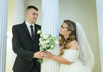 «Познакомились в 4-м классе». Свадебная пара недели в Бобруйске