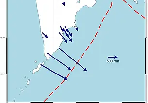 Полуостров Камчатка сдвинулся на два метра после землетрясения