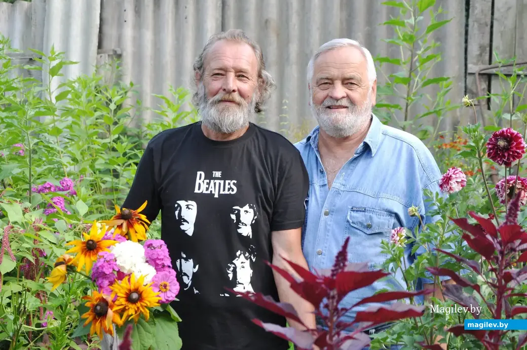 2016-й год, Могилев. Володя Кутузов (слева) и Евгений Байков.