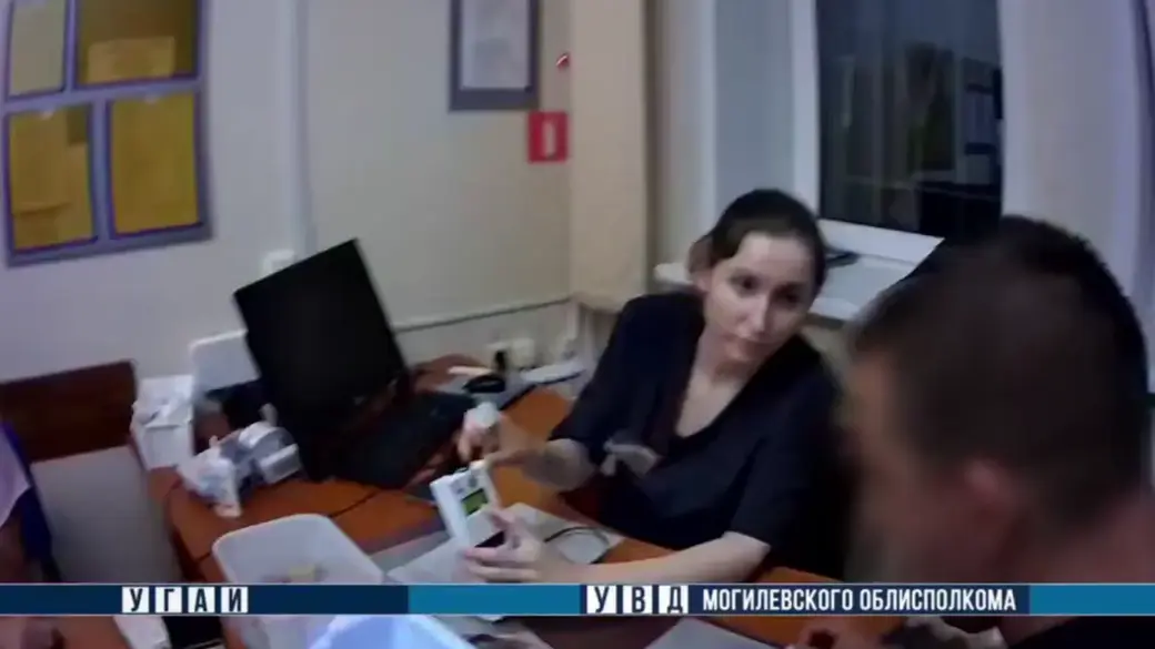 Фото: скан с видео УГАИ УВД Могоблисполкома