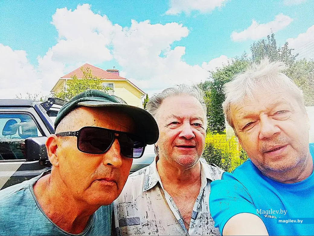 09.08.2025. Слева направо: Виктор Чечик, Валерий Катков, Сергей Корнеев.