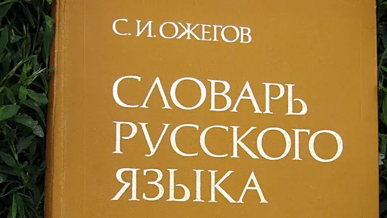 Словарь русского языка С. И. Ожегова. Архивное фото РИА Новости.