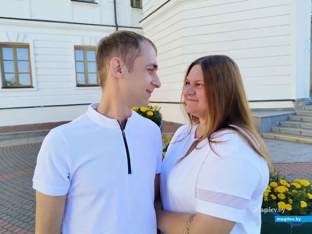 15.08.2025 г. Могилев, ЗАГС. Молодожены недели: Татьяна и Иван Середич.