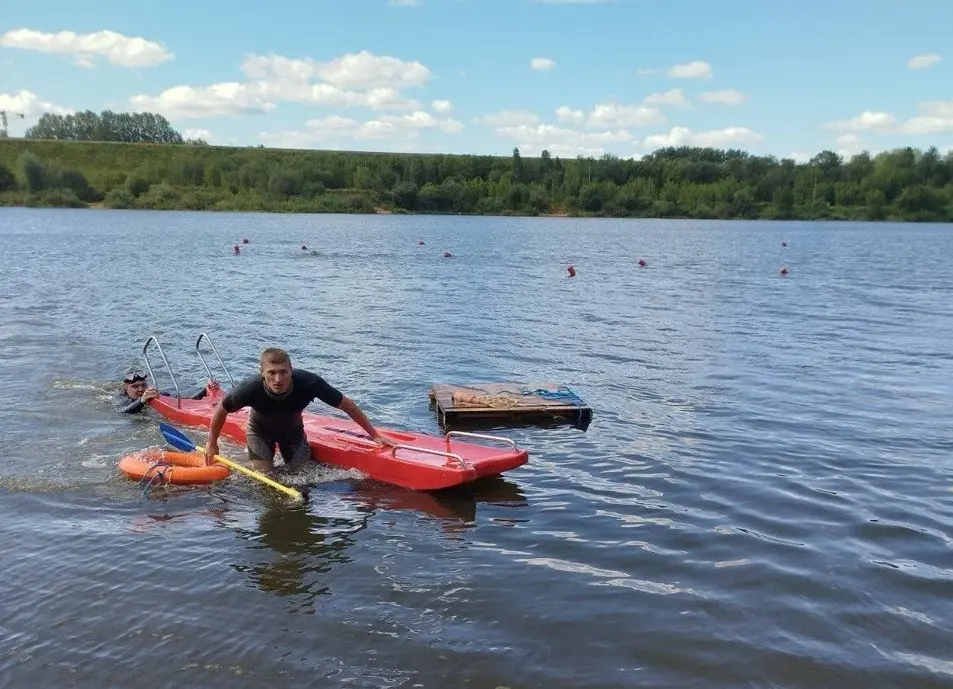 Конкурс «Лучший спасатель-пловец подразделений по чрезвычайным ситуациям». Фото: МЧС.