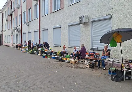 Свободные тротуары: в Могилеве убрали «стихийные» торговые ряды на подходах к рынкам