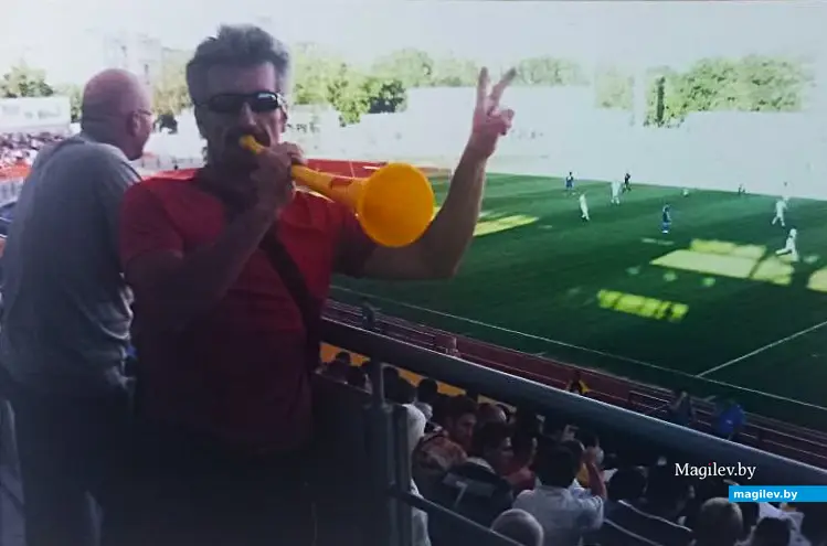 29.07.2010. Могилев, На стадионе «Спартак» во время матча Лиги Европы «Днепр» – «Баник».