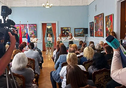 В Могилеве открылась замечательная выставка художников-фронтовиков
