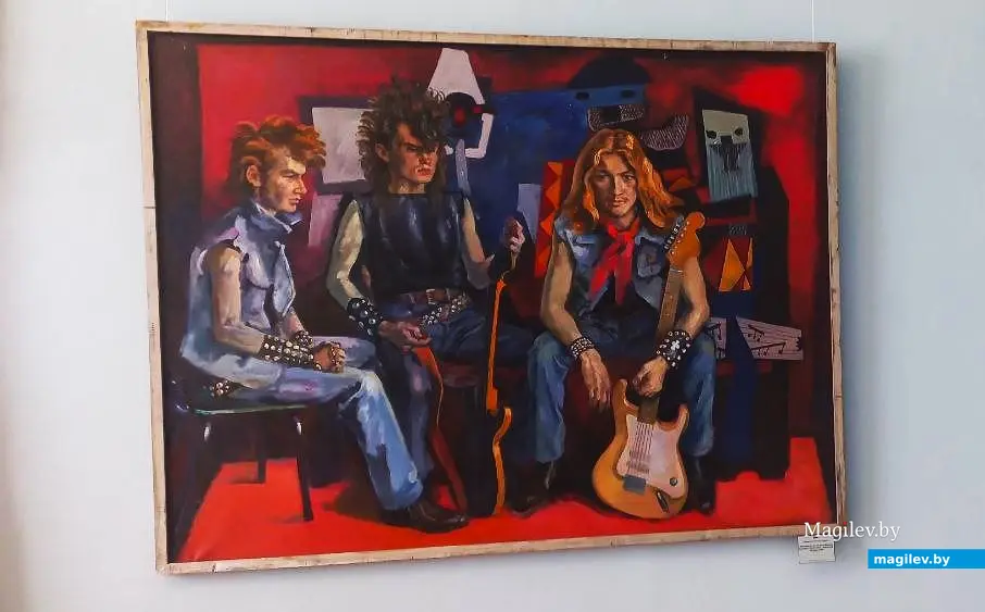 22.08.2025, Могилев, областной художественный музей имени Павла Масленикова. Открытие выставки. Картина Владимира Корбакова.