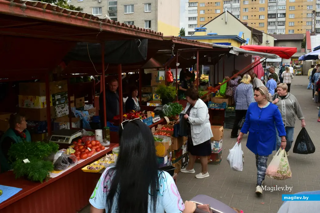 Бобруйск, 22 августа 2025 года. Рынок на Красноармейской
