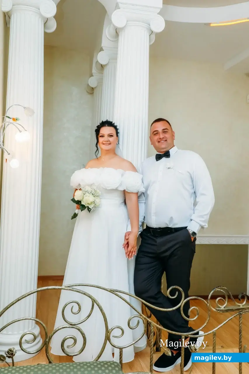 23.08.2025. Отдел ЗАГС Бобруйского горисполкома. Свадьба Кристины Бузак и Вячеслава Вашукевича.