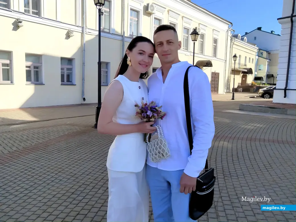 29.08.2025 г. Могилев. ЗАГС. Молодожены недели: Ксения Кубалдина и Сергей Шевцов.