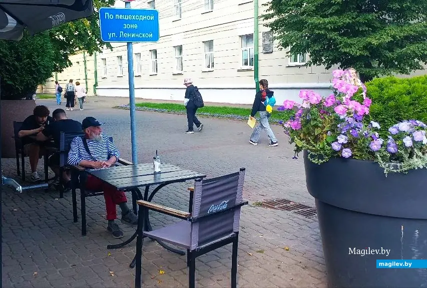 Август 2025 года, Могилев, ул. Ленинская.