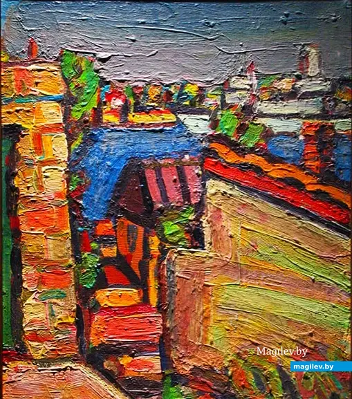 2021 год, Санкт-Петербург. Картина Бориса Борща.