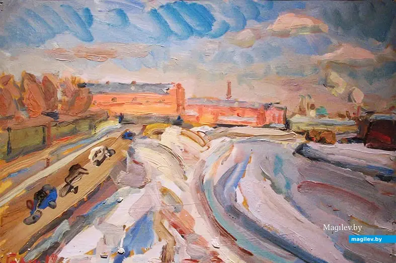 2021 год, Санкт-Петербург. Картина Бориса Борща.